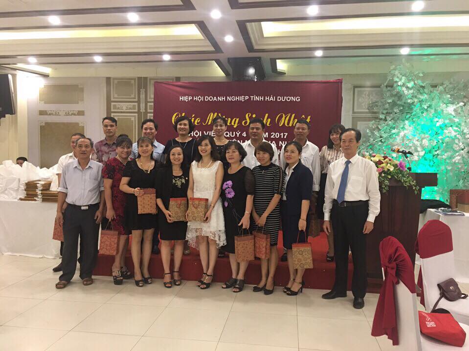 Sinh nhật hội viên quý IV-2017 và chào mừng hội viên mới gia nhập Hiệp Hội