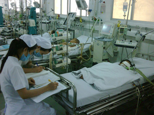 Thực hiện thu viện phí mới ở Bệnh viện điều dưỡng và phục hồi chức năng.